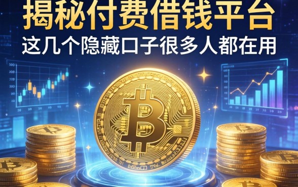 揭秘付费借钱的平台，这几个隐藏口子很多人都在用