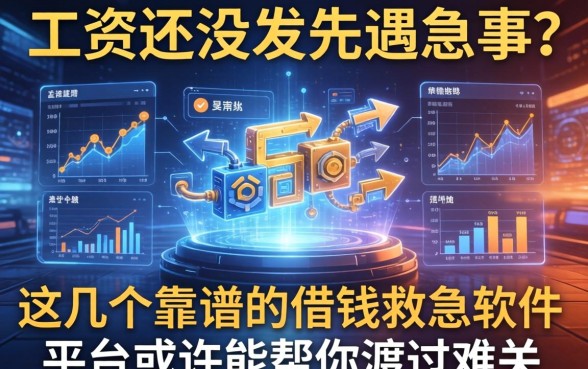 工资还没发先遇急事？这几个靠谱的借钱救急软件平台或许能帮你渡过难关