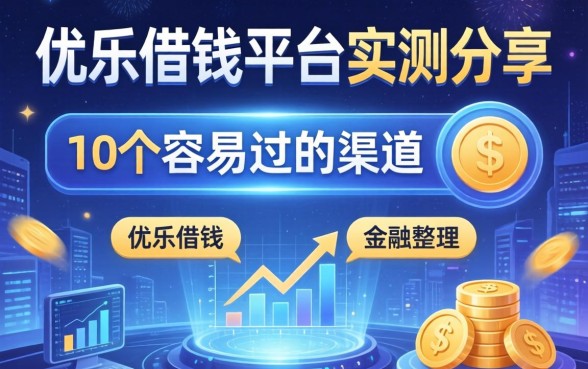 优乐借钱平台实测分享，整理了10个容易过的渠道