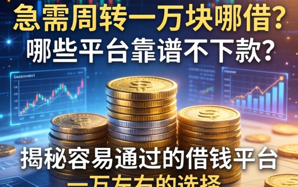 急需周转一万块去哪借？哪些平台靠谱不下款？揭秘容易通过的借钱平台一万左右的选择