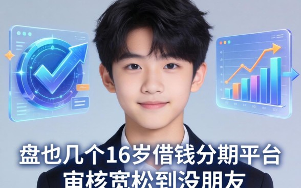 盘点几个16岁可借钱分期的平台，审核宽松到没朋友