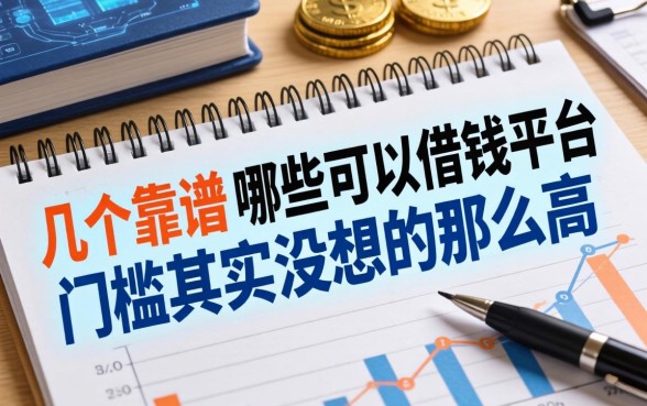 整理了几个靠谱的哪些可以借钱平台，门槛其实没想的那么高