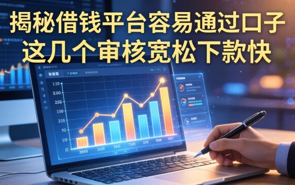 揭秘借钱平台容易通过的口子，这几个审核宽松下款快