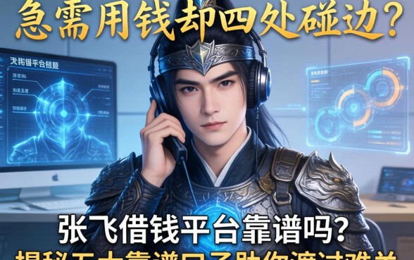 急需用钱却四处碰壁？张飞借钱平台靠谱吗？揭秘五大靠谱口子助你渡过难关