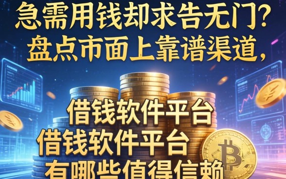 急需用钱却求告无门？盘点市面上靠谱渠道，借钱软件平台有哪些值得信赖？