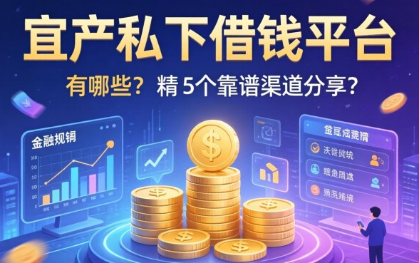 宜春私下借钱平台有哪些？精选5个靠谱渠道分享