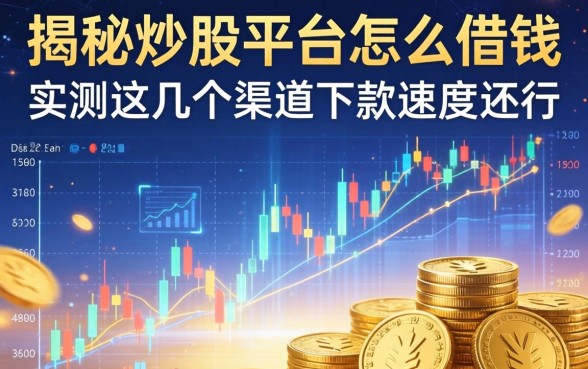 揭秘炒股平台怎么借钱，实测这几个渠道下款速度还行
