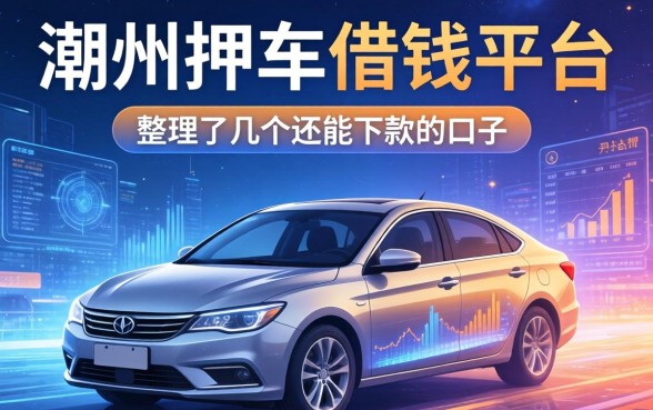 潮州押车借钱平台有哪些？整理了几个还能下款的口子