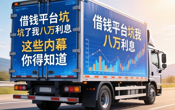 货车借钱平台坑了我八万利息，这些内幕你得知道