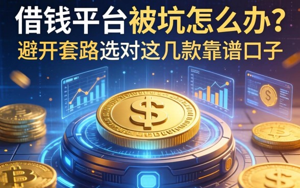 借钱平台被坑怎么办？避开套路选对这几款靠谱口子