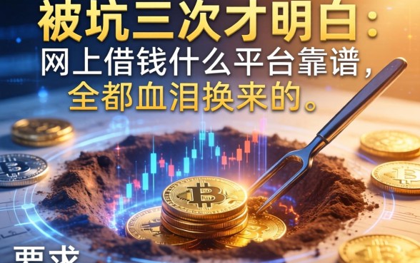 被坑三次才明白：网上借钱什么平台靠谱，全是血泪换来的