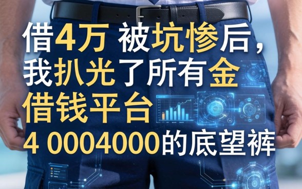 借4万被坑惨后，我扒光了所有借钱平台40000的底裤