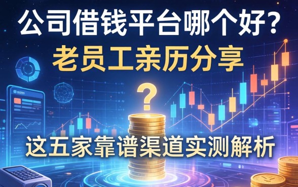 公司借钱平台哪个好？老员工亲历分享，这五家靠谱渠道实测解析