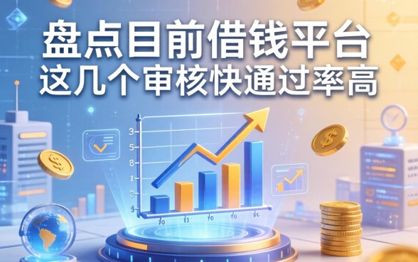 盘点目前借钱的平台，这几个审核快通过率高