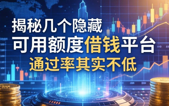 揭秘几个隐藏的可用额度借钱平台，通过率其实不低