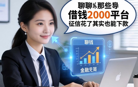 聊聊那些借钱2000平台，征信花了其实也能下款
