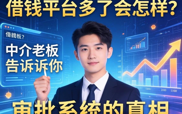 借钱平台多了会怎样？一个中介老板告诉你审批系统的真相