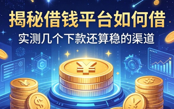 揭秘借钱平台如何借：实测几个下款还算稳的渠道