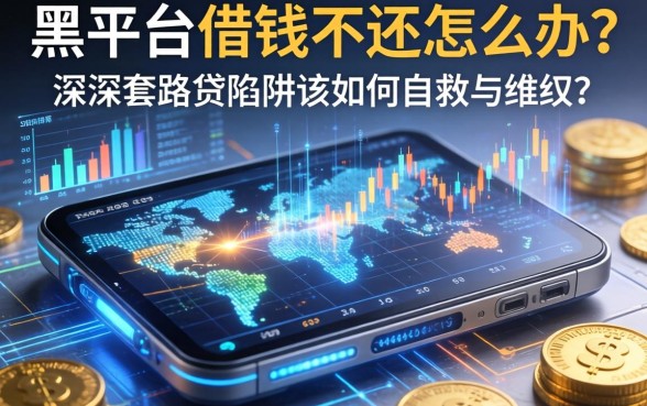 黑平台借钱不还怎么办？深陷套路贷的陷阱该如何自救与维权？