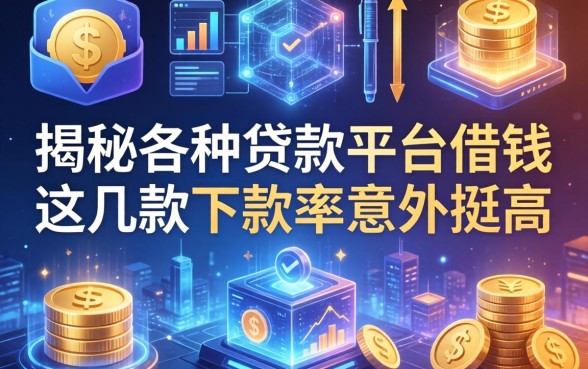 揭秘各种贷款平台借钱：这几款下款率意外挺高
