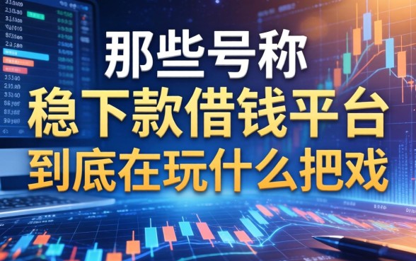那些号称稳下款借钱平台，到底在玩什么把戏