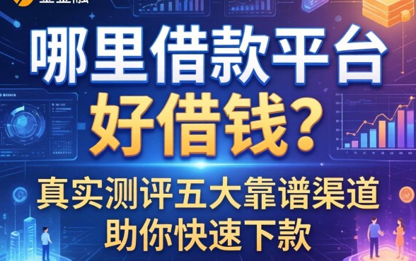 哪里借款平台好借钱？真实测评五大靠谱渠道助你快速下款