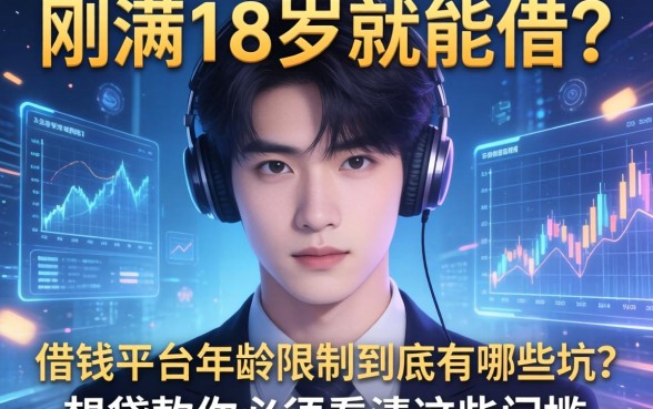 刚满18岁就能借？借钱平台年龄限制到底有哪些坑？想贷款的你必须看清这些门槛