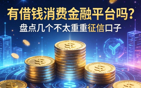 有借钱消费金融的平台吗？盘点几个不太看重征信的口子