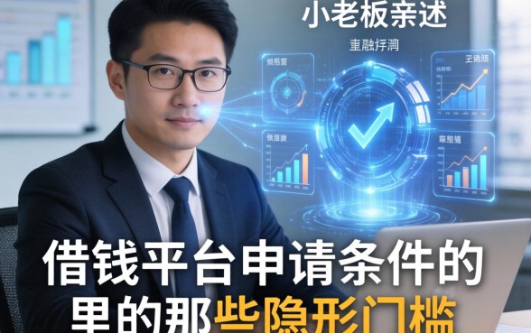 小老板亲述：借钱平台申请条件里的那些隐形门槛