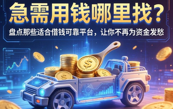 急需用钱哪里找？盘点那些适合借钱的可靠平台，让你不再为资金发愁