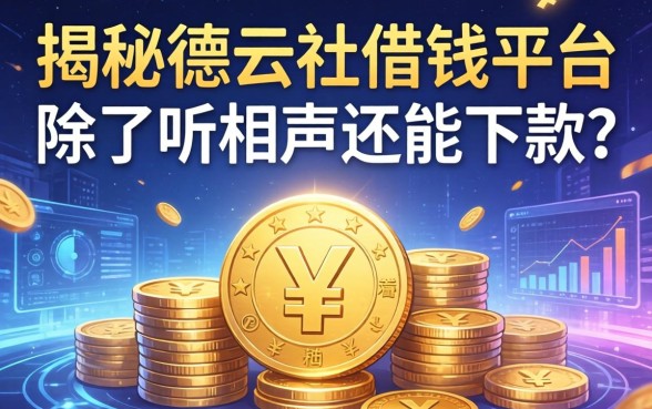 揭秘德云社借钱平台：除了听相声还能下款？