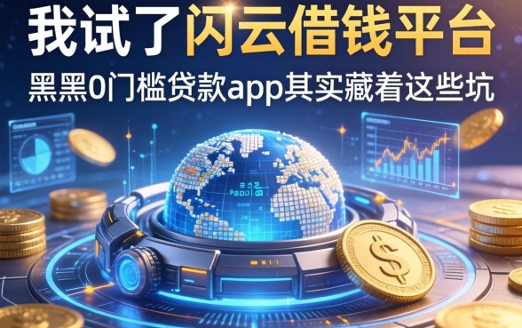 我试了闪云借钱平台，黑户0门槛贷款app其实藏着这些坑
