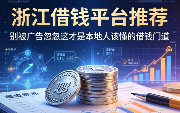 浙江借钱平台推荐：别被广告忽悠，这才是本地人该懂的借钱门道