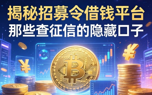 揭秘招募令借钱平台：那些不查征信的隐藏口子