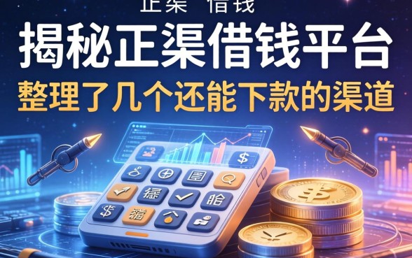 揭秘正渠借钱平台：整理了几个还能下款的渠道