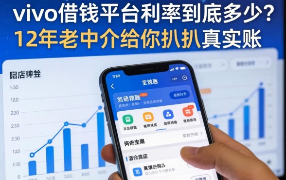 vivo借钱平台利率到底多少？12年老中介给你扒扒真实账
