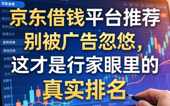 京东借钱平台推荐：别被广告忽悠，这才是行家眼里的真实排名