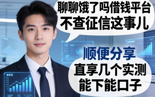 聊聊饿了吗借钱平台不查征信这事儿，顺便分享几个实测能下的口子