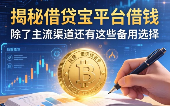 揭秘借贷宝平台借钱：除了主流渠道还有这些备用选择