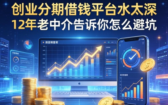 创业分期借钱平台水太深，12年老中介告诉你怎么避坑