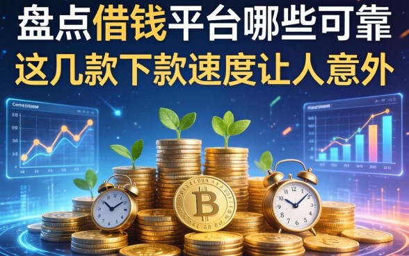 盘点借钱平台哪些可靠,这几款下款速度让人意外