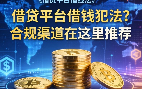 借贷平台借钱犯法？合规渠道在这里推荐