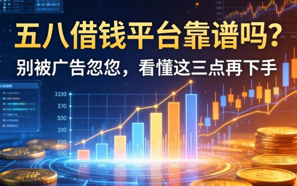 五八借钱平台靠谱吗？别被广告忽悠，看懂这三点再下手