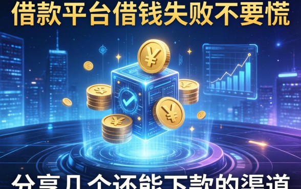 借款平台借钱失败不要慌，分享几个还能下款的渠道