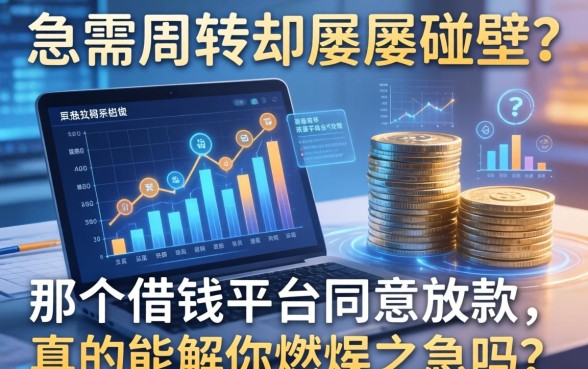 急需周转却屡屡碰壁？那个借钱平台同意放款，真的能解你燃眉之急吗？