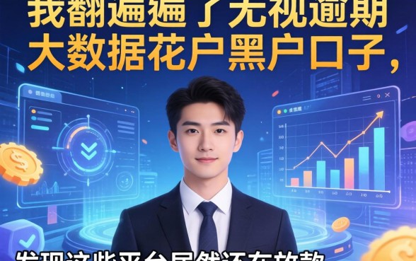 我翻遍了无视逾期大数据花户黑户口子，发现这些平台居然还在放款