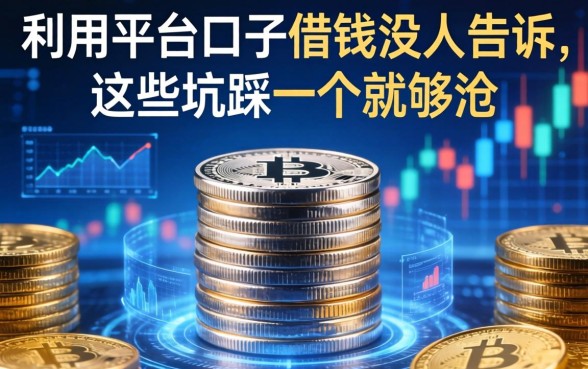 利用平台口子借钱没人告诉你，这些坑踩一个就够呛