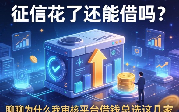 征信花了还能借吗？聊聊为什么我审核平台借钱总选这几家