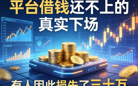 平台借钱还不上的真实下场，有人因此损失了三十万