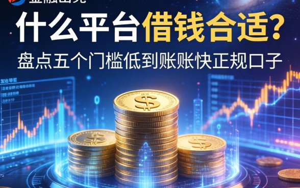 什么平台借钱合适？盘点五个门槛低到账快的正规口子